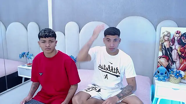 Snapshot of party_duo_boys chatting on 28, 2, 2026 party duo boys online show from 28, 2, 2026