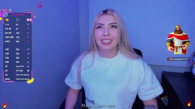 Megan sexrosse online show from 13, 4, 2026