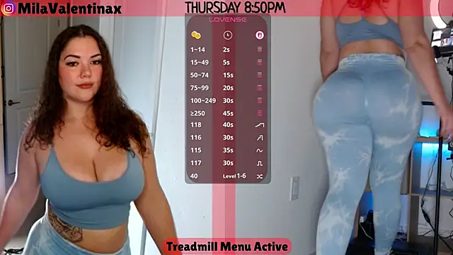 MilaValentina online show from 7, 11, 2025