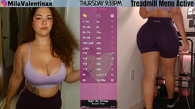 MilaValentina online show from 15, 5, 2026