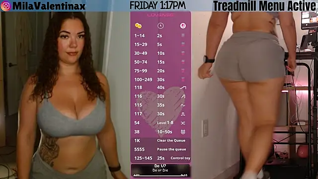 Snapshot of MilaValentina chatting on 3, 7, 2026 MilaValentina online show from 3, 7, 2026