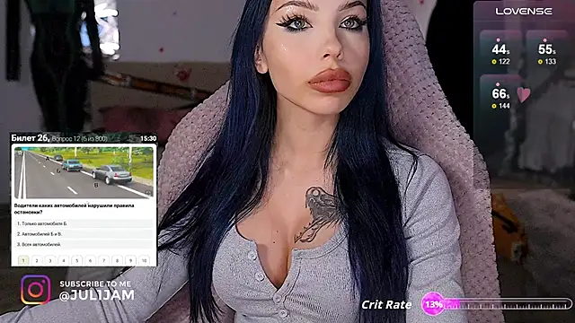 Snapshot of juli_jam chatting on 13, 10, 2025 juli jam online show from 13, 10, 2025