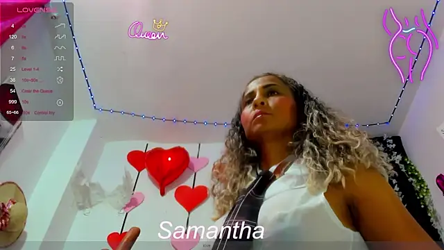 samantha  smile online show from 10, 3, 2026