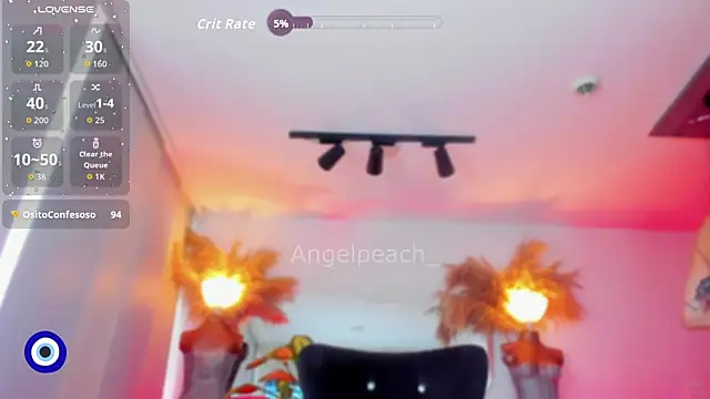 Angel Peach online show from 13, 12, 2025