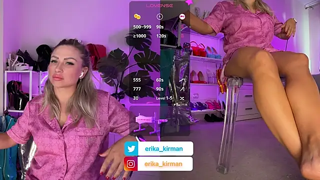 Snapshot of Erika_Kirman chatting on 11, 9, 2025 Erika Kirman online show from 11, 9, 2025