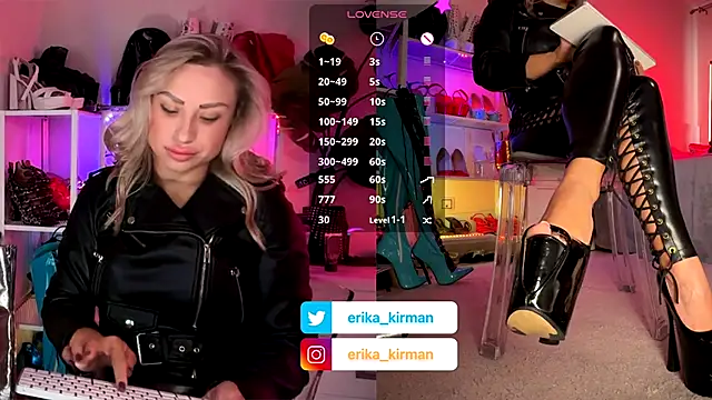 Snapshot of Erika_Kirman chatting on 7, 11, 2025 Erika Kirman online show from 7, 11, 2025