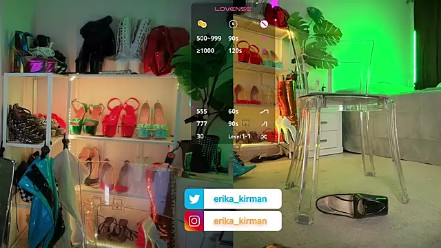Snapshot of Erika_Kirman chatting on 1, 12, 2025 Erika Kirman online show from 1, 12, 2025