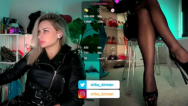 Snapshot of Erika_Kirman chatting on 5, 12, 2025 Erika Kirman online show from 5, 12, 2025