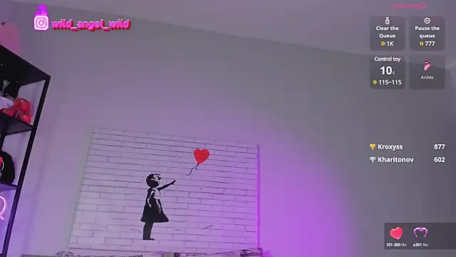 WILD-ANGEL777 online show from 20, 3, 2025