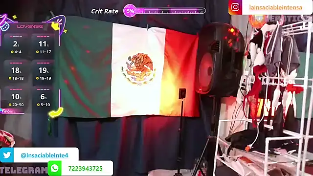 LaInsaciableIntensa online show from 15, 12, 2025