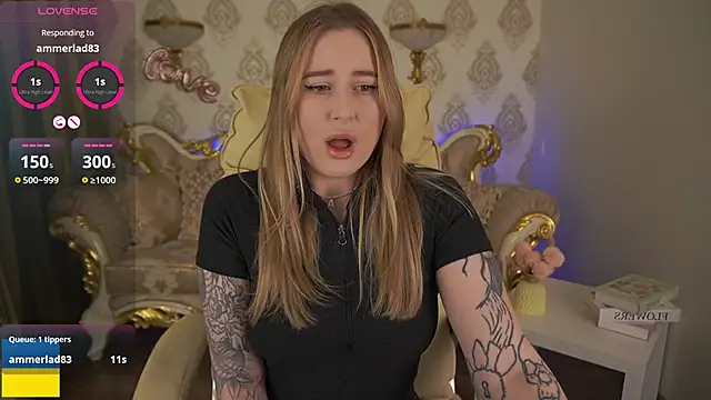 Snapshot of ArolinaNight chatting on 18, 2, 2025 ArolinaNight online show from 18, 2, 2025