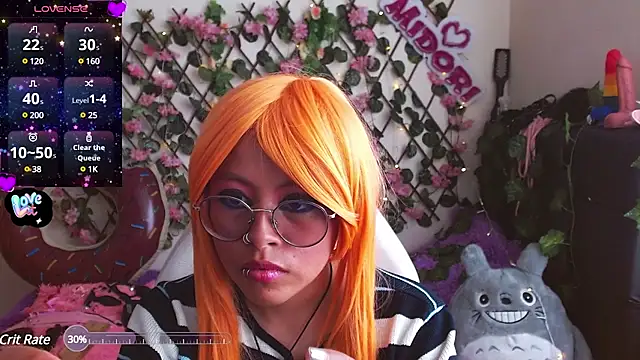 MidoriQuiinn online show from 25, 1, 2025