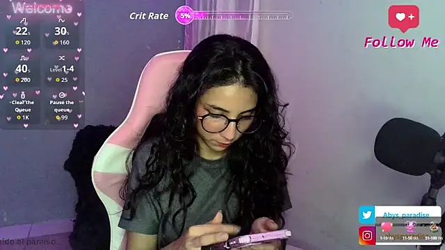 Snapshot of Abysparadise chatting on 10, 9, 2025 Abysparadise online show from 10, 9, 2025