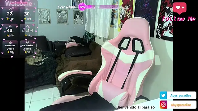 Snapshot of Abysparadise chatting on 17, 10, 2025 Abysparadise online show from 17, 10, 2025