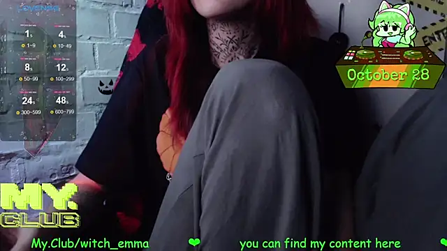 Witch Emma online show from 28, 10, 2025