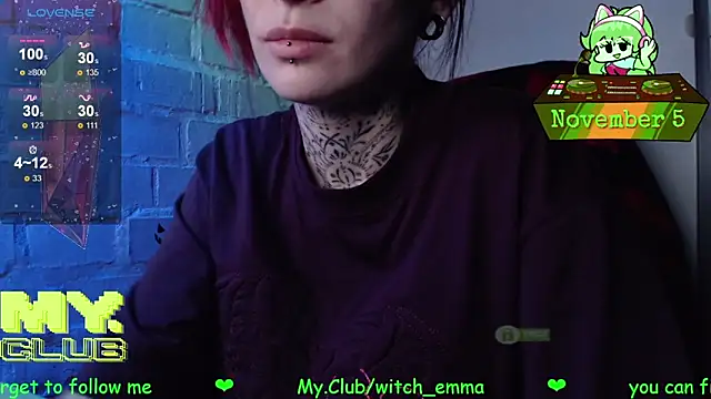 Witch Emma online show from 5, 11, 2025