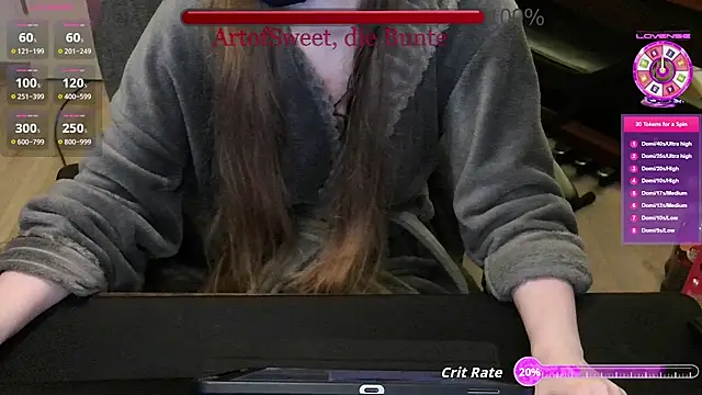 Snapshot of ArtofSweet chatting on 16, 7, 2026 ArtofSweet online show from 16, 7, 2026